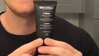 Review of the Brickell Hair Style Gel [upl. by Atinit]