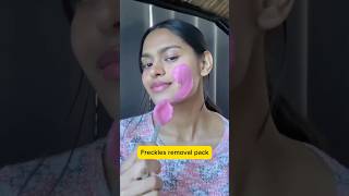 Freckles Pigmentation Removal Pack Treatment shortvideo frecklestreatment pigmentation solution [upl. by Neelrahs]