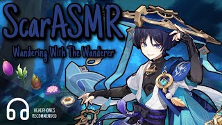 SCARAMOUCHE ASMR GENSHIN IMPACT Wanderer x Listener  Wandering Out With The Wanderer 🎍🍵 [upl. by Dilan271]