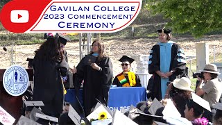 Gavilan College 2023 Commencement Ceremony [upl. by Alegnave38]