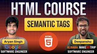 Semantic Tags  HTML Series in Hindi [upl. by Birdella]