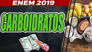 ENEM 2019 CARBOIDRATOS  RESUMO ANIMADO  BiologiaBioquímica  Vestibular 2019 [upl. by Eicyac]