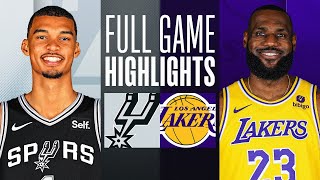 SPURS at LAKERS  FULL GAME HIGHLIGHTS  February 23 2024 [upl. by Gertrudis]