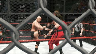 Kane vs quotStone Coldquot Steve Austin WWE 2K [upl. by Alexandro]