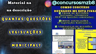 Concurso DOURADOSMSFOCO NAS ESPECÍFICAS [upl. by Bailey548]