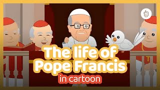 The life of Pope Francis in cartoon [upl. by Aibonez]