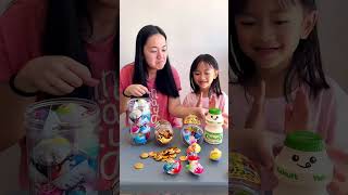 Candy prank on mom and daughter comedy 🤣👧🏻❤️👶🏻😱✅🚀 [upl. by Yrallam]