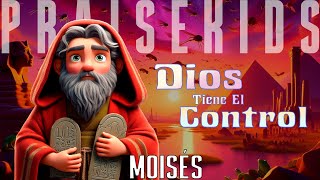 La Historia de Moisés  🔥 Dios Tiene el Control ✨  Canción Para Encontrar Propósito 🎶 PraiseKids ♥️ [upl. by Kellen459]