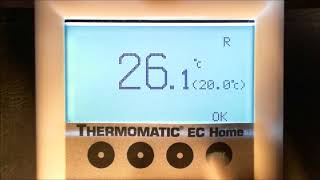 Thermomatic EC Home R  Startup English [upl. by Theall]