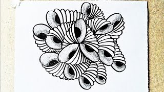 Zentangle Patterns  Zentangle art  zen doodle  Part 49  Doodle Patterns [upl. by Annaeel]