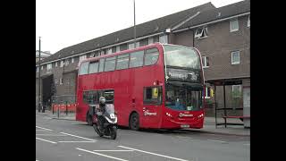 Repaint E400H ExCTPHCT 2600 HEA1 Stagecoach 12500 SN62DND on 205 Leaving at Stepney Green Station [upl. by Avin]