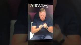 Ronald Koeman caught in 4k [upl. by Francisco]