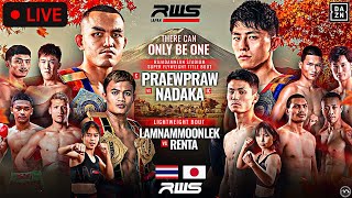 RWS Japan Praewpraw vs Nadaka  LIVE STREAM  Muay Thai Fight Companion  Rajadamnern  DAZN 🇯🇵 [upl. by Hekking]