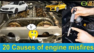 20 causes of misfires If your car has a misfire or rough idle  Watch this video [upl. by Kirima662]