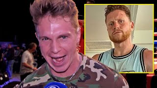 Joe Weller PROMISES to END Behzinga BIG FAT SPARK OUT KO vs Ethan [upl. by Ahsikyt]