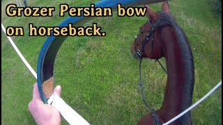 Introducing Grozer Persian bow on horseback [upl. by Yantruoc]