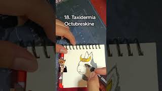 18 Taxidermia 31 días 31 dibujos octubreskine síganme para ver mas dibujos y cómics chéveres [upl. by Arelc782]