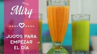 Jugos deliciosos para comenzar el día  Healthy juice  Dulce Miry [upl. by Analla]