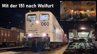 Ein Tag im Leben eines Lokführers 1  Nachtschicht mit der Baureihe 151 an den Bodensee [upl. by Minnie707]