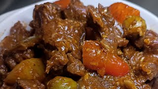 kalderetang Kambing Goat Stew [upl. by Amesari]