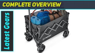 Hikevent Collapsible Wagon Lightest amp Strongest Folding Wagon [upl. by Elbag40]