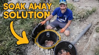 DIY rainwater soakaway for under €50 Will it work  Living in the Loire [upl. by Esyla]