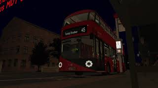 Omsi 2 AOL Day 5 Trip 6 of 6 Route 415 Bricklayers Arms to Tulse Hill Station London Citybus NRM [upl. by Ateekahs]