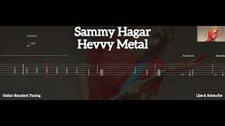 Sammy Hagar  Heavy Metal  Tab Guitar [upl. by Clyte]