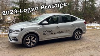 Noua Dacia Logan Prestige 2023 Prezentare [upl. by Osbert]