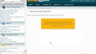 How to synchronize your servers time and set its time zone using WHM  WHM Setup Tutorials [upl. by Eisaj]