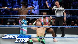 The New Day vs The Hype Bros SmackDown LIVE Sept 19 2017 [upl. by Llehcar]