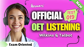 OET LISTENING TEST 18092024 oet oetexam oetnursing oetlisteningtest [upl. by Rosalie]