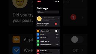 iPhone Settings Name Greyed Out How To Fix [upl. by Ennaeus396]