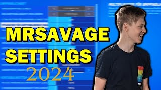 MrSavages NEW Settings 2024 FORTNITE SETTINGS [upl. by Leban]