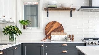 Interior Design — A TwoToned Kitchen Makeover [upl. by Viehmann446]