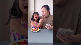 Mom pranks kid with candy 🤣👧🏻❤️👶🏻😱😭🌈🚀✅ [upl. by Deborah854]