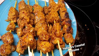 Skewers Recipe How to Make Superb Mishkaki  Mombasa Street Food Halimas Coastal Cuisine [upl. by Ahsyekal717]