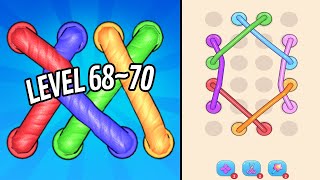 🏅 TANGLE ROPE 3D 🤪 Level 6870 🧩 Gameplay Walkthrough [upl. by Toole]