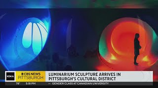 Luminarium sculpture comes to Pittsburgh [upl. by Ayamahs674]