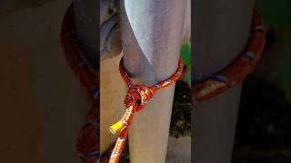 How to tie a good rope mountaineering adventukottying basicknots berianhitch zeppelinknot [upl. by Ennylyak573]