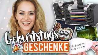 Die BESTEN GEWICHTE FÜR HOMEWORKOUTS  Meine GEBURTSTAGSGESCHENKE 2018  SNUKIEFUL [upl. by Folger]