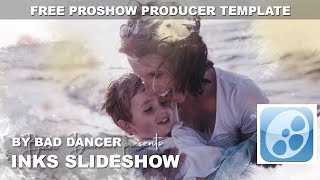 Free ProShow Producer Template Inks Slideshow ID 28012023 [upl. by Granthem457]