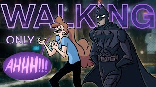 Can You Beat Batman Arkham Knight WALKING ONLY [upl. by Eniwtna]