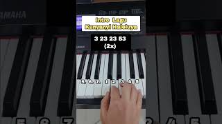 Piano Pemula  Intro Lagu Ku Nyanyi Haleluya  Tutorial Piano Not Angka Genbi Filadelfia [upl. by Gnuhp]