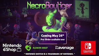 NecroBouncer  PreOrder Trailer  Nintendo Switch [upl. by Hannahoj]