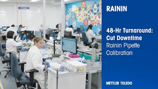 Pipette Calibration  48Hour Turnaround  Service Any Pipette Brand  Rainin  METTLER TOLEDO [upl. by Baoj]