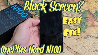 OnePlus Nord N100 Black Screen Display Wont Turn On Try These Steps First [upl. by Teloiv80]