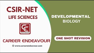 CSIR NET LIFE SCIENCES  DEVELOPMENTAL BIOLOGY  ONE SHOT REVISION [upl. by Ivel]