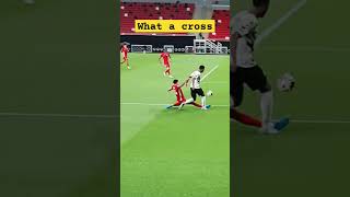 Football crossing pass shortsvideo football cr7 leo messi shorts cristiano LeoMessi [upl. by Nuzzi460]