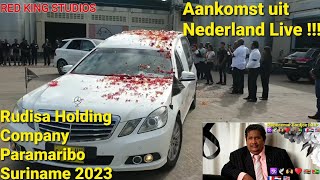 Live Flitsen Aankomst Sir DilipKoemar Sardjoe RIP  Suriname Paramaribo 2023 [upl. by Avon]